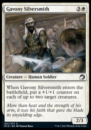 Gavony Silversmith (Innistrad: Midnight Hunt) Trading Card