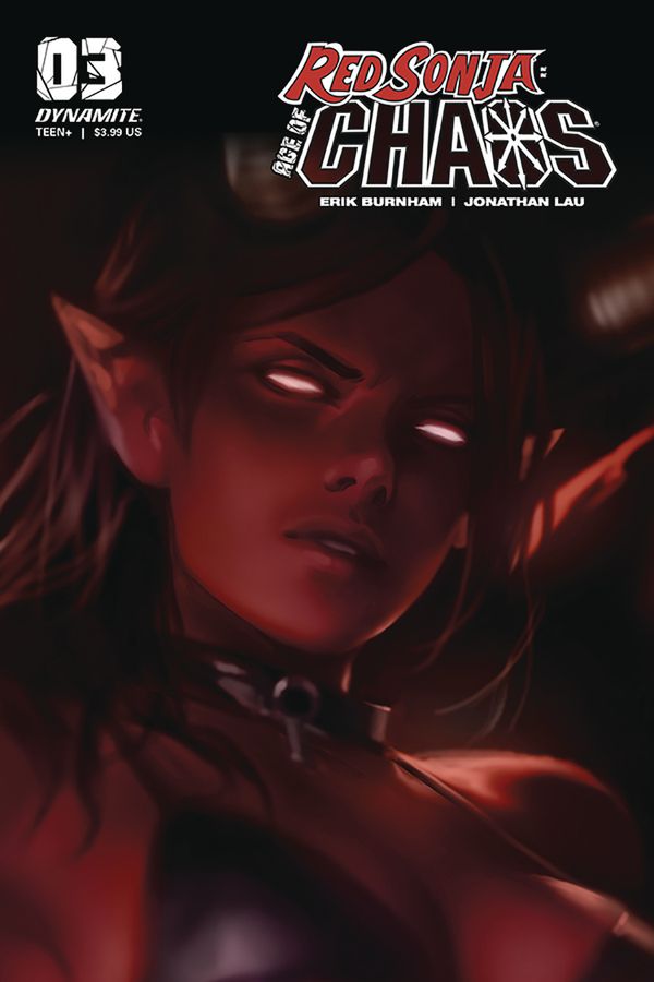 Red Sonja: Age of Chaos #3 (10 Copy Chew Sneak Peek Cover)
