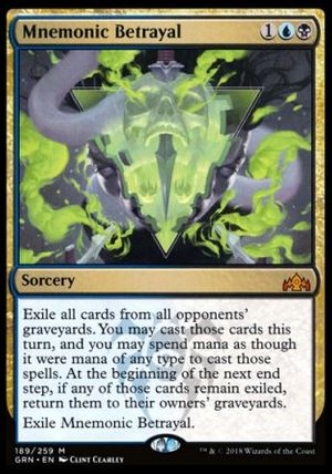 Mnemonic Betrayal (Guilds of Ravnica)