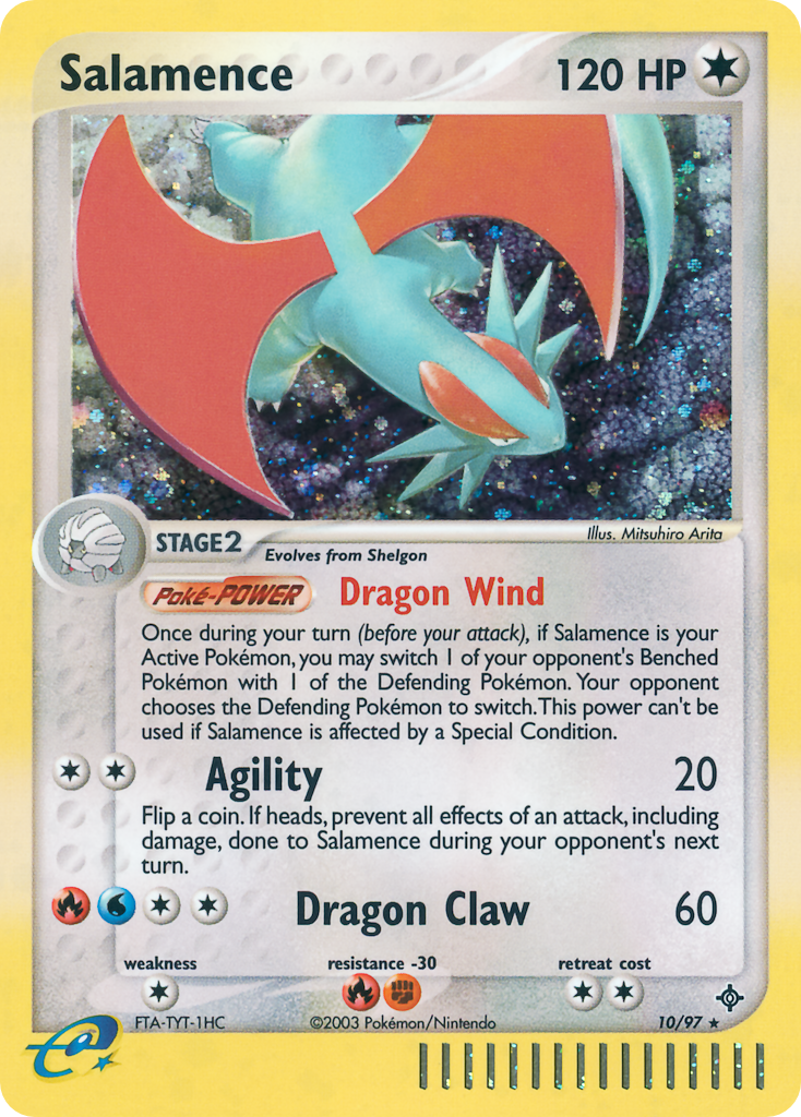 Shelgon Pokémon Card