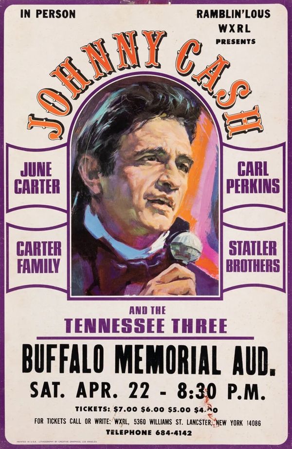 Johnny Cash Buffalo Memorial Auditorium 1972