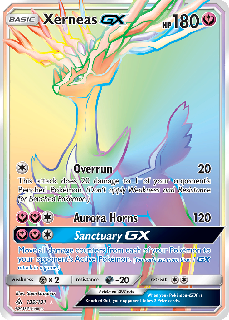 Xerneas GX (139/131) - Forbidden Light Pokémon Card