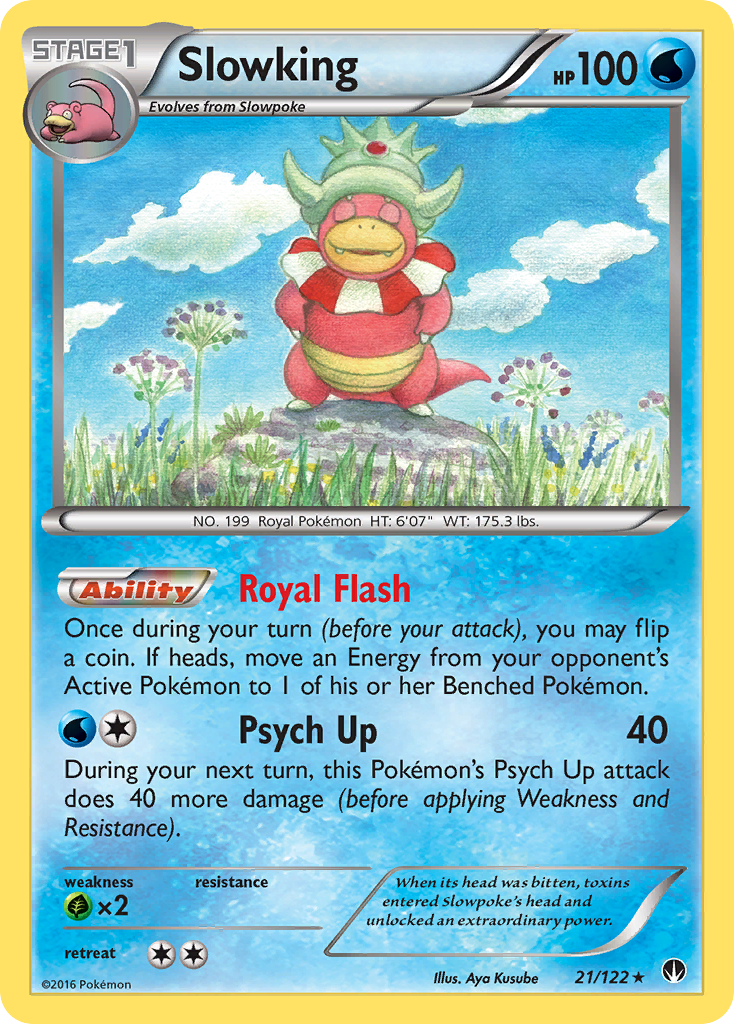 Slowking (21/122) - BREAKpoint Pokémon Card