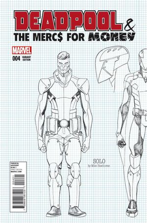 Deadpool & the Mercs  for Money #4 (Hawthorne Design Variant)