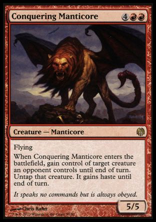 Conquering Manticore (Heroes vs. Monsters) Trading Card