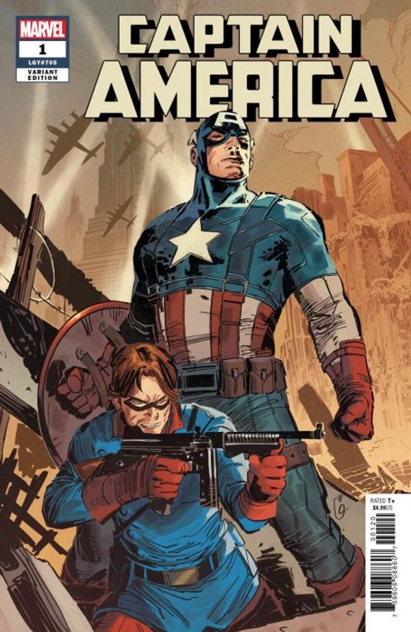 Captain America #1 (Garney Variant Cover)