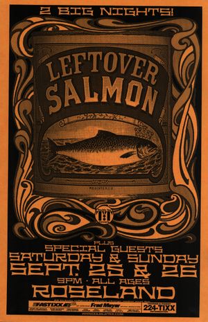 Leftover Salmon Roseland 2010 Orange