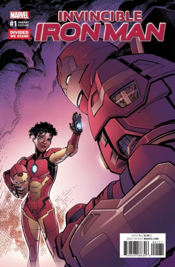 Invincible Iron Man #1 (Divided We Stand Variant)