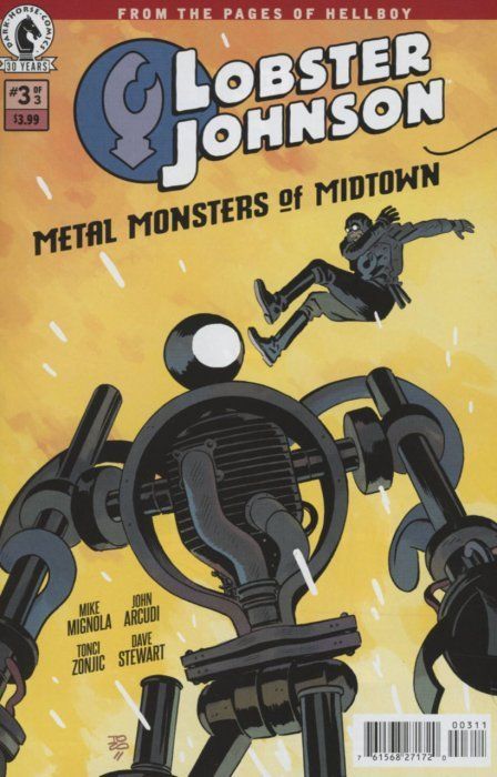 Lobster Johnson: Metal Monsters of Midtown #3 Comic