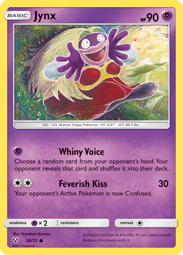 Jynx (38/73) - Shining Legends Pokémon Card