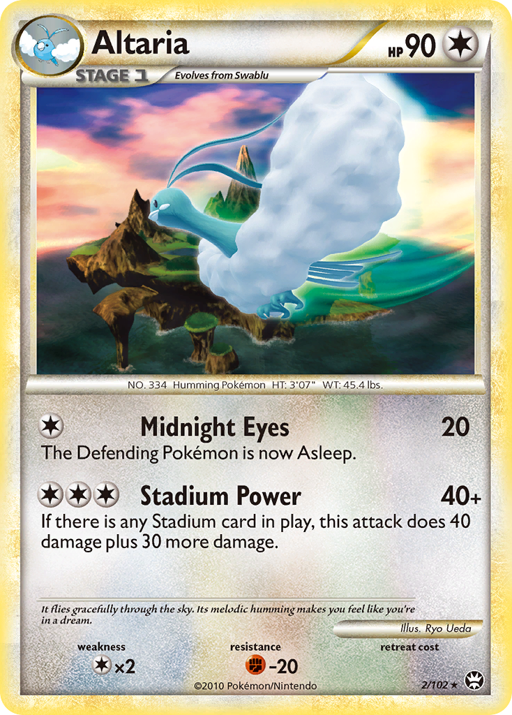 Altaria (2/102) - HS—Triumphant Pokémon Card