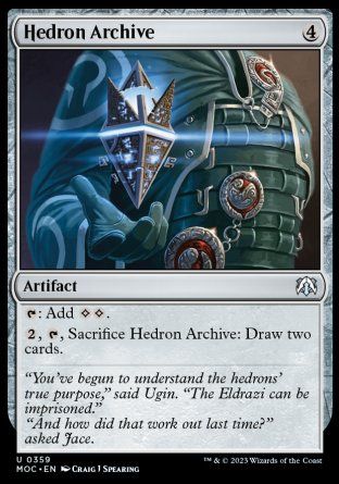 Hedron Archive (March of the Machine Commander Decks) Trading Card