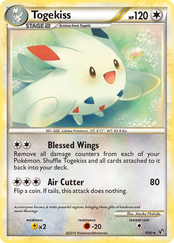 Togekiss (9/90) - HS—Undaunted Pokémon Card