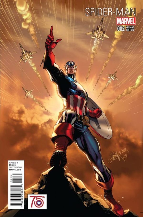 Spider-Man #2 (Captain America 75th Anniversary)