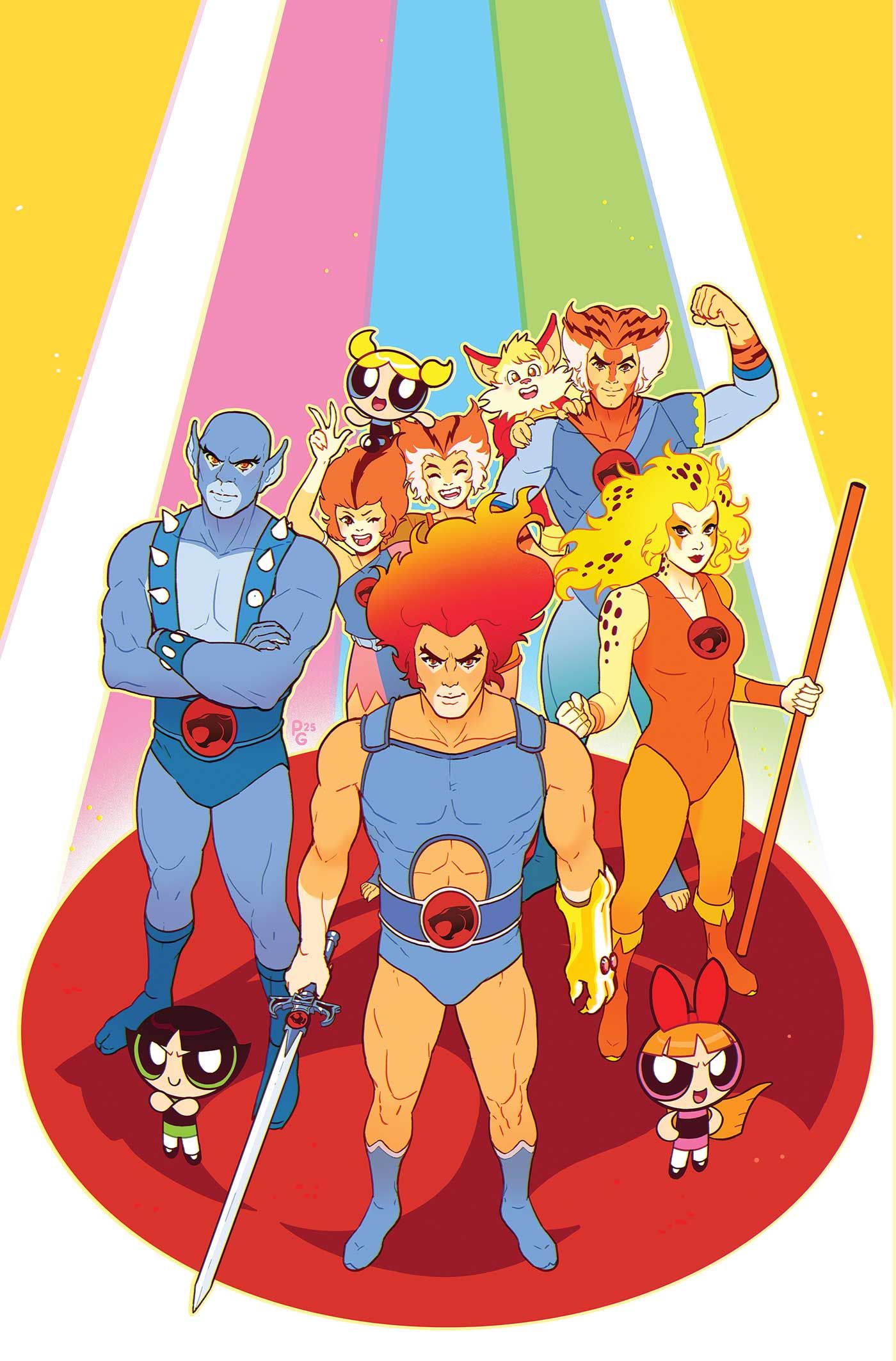 ThunderCats / The Powerpuff Girls #4 (Cvr F Paulina Ganucheau Metal Virgin Var) Comic