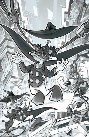 Darkwing Duck #5 (Cvr H Inc 1:15 Ciro Cangialosi Line Art Virgin Variant)