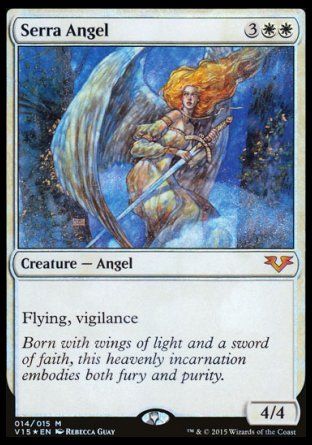 Serra Angel (From the Vault : Angels) Trading Card