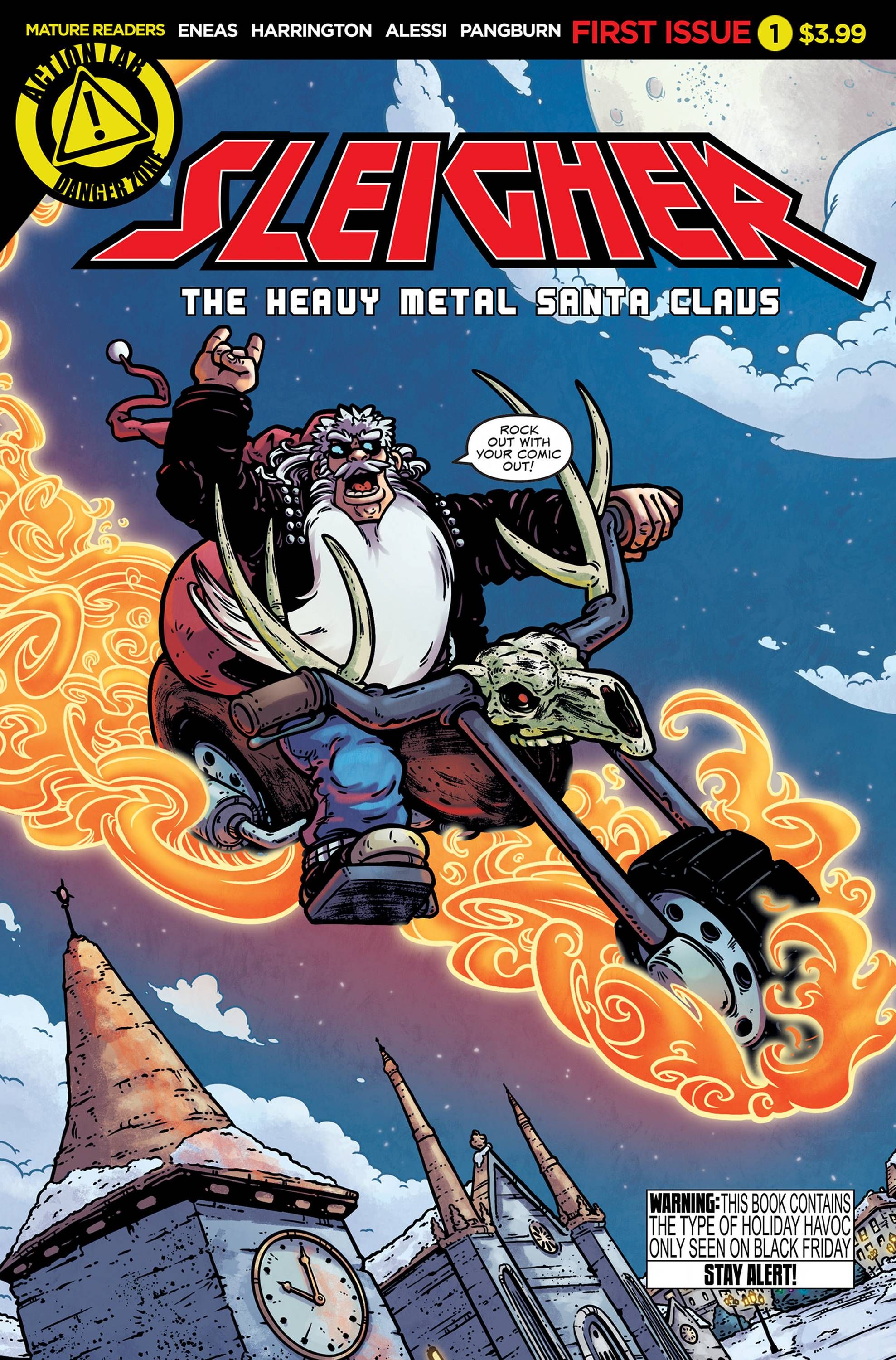 Sleigher: The Heavy Metal Santa Claus #1 Comic