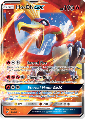 Ho-Oh GX (21/147) - Burning Shadows