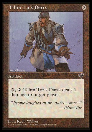 Telim'Tor's Darts (Mirage) Trading Card