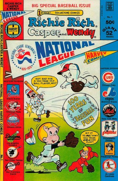 Richie Rich, Casper, and Wendy National League #1 Comic