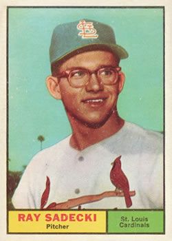 Ray Sadecki 1961 Topps #32 Sports Card