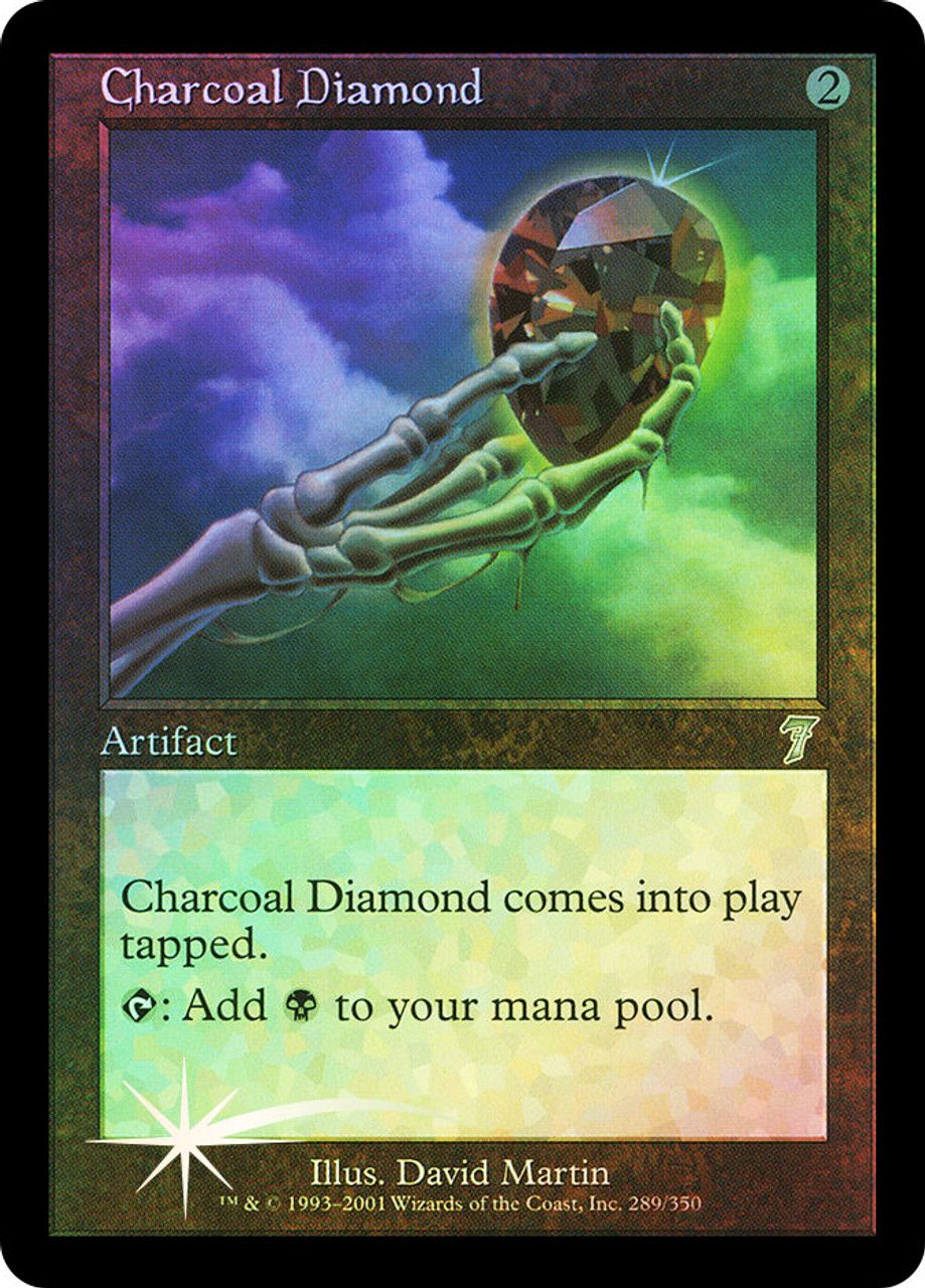 Charcoal Diamond (7th Edition - Foil) Trading Card