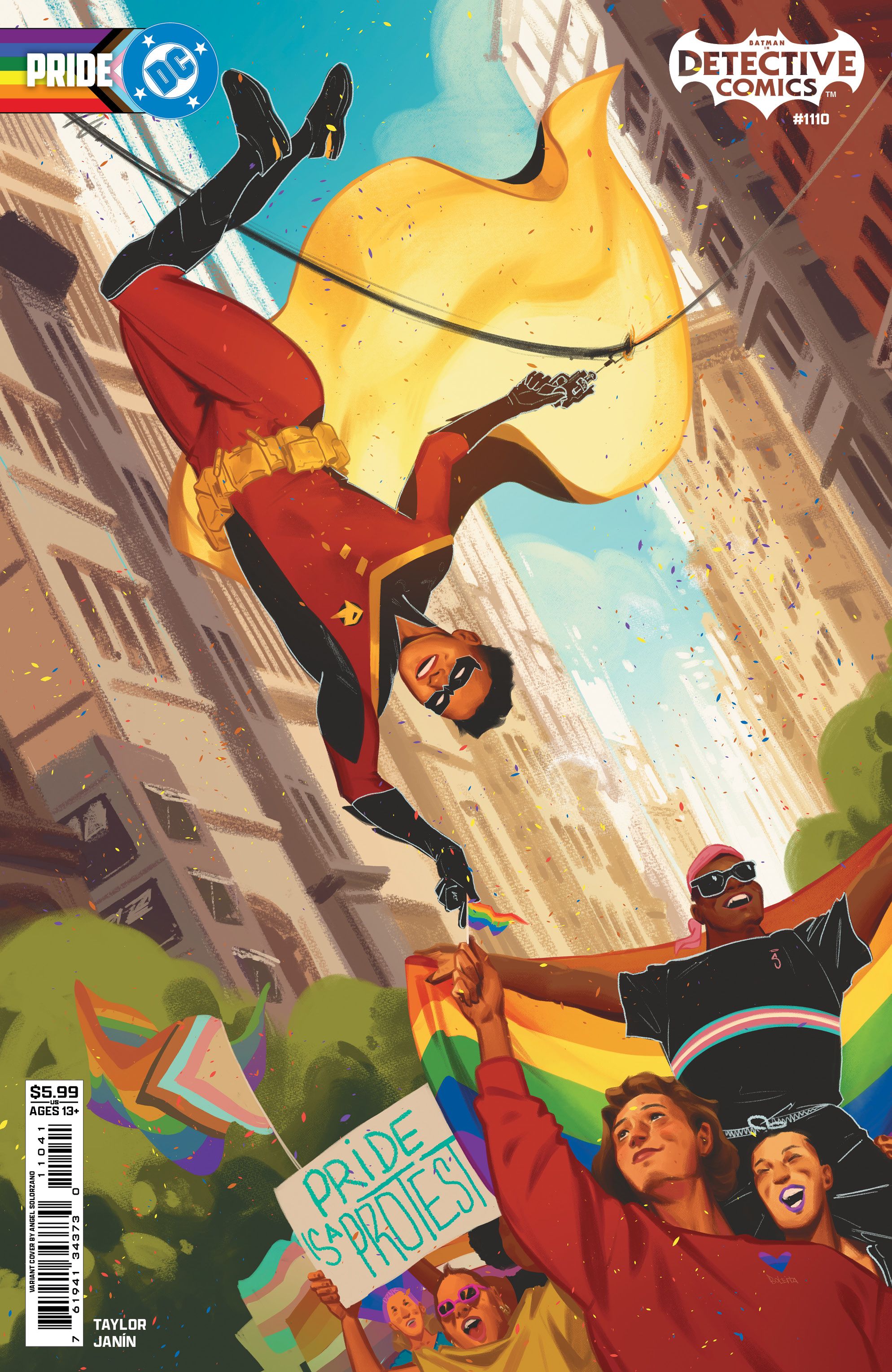 Detective Comics #1110 (Cvr D Angel Solorzano Dc Pride Card Stock Variant) Comic