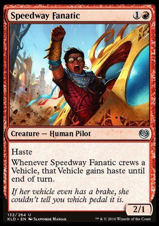 Speedway Fanatic (Kaladesh) Trading Card