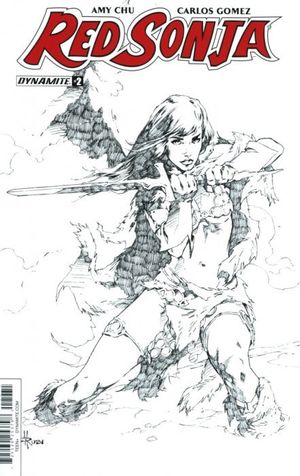 Red Sonja #2 (Cover G 30 Copy Rubi B&w Cover)