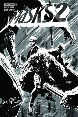 Masks 2 #3 (30 Copy Hardman B&amp;w Cover)