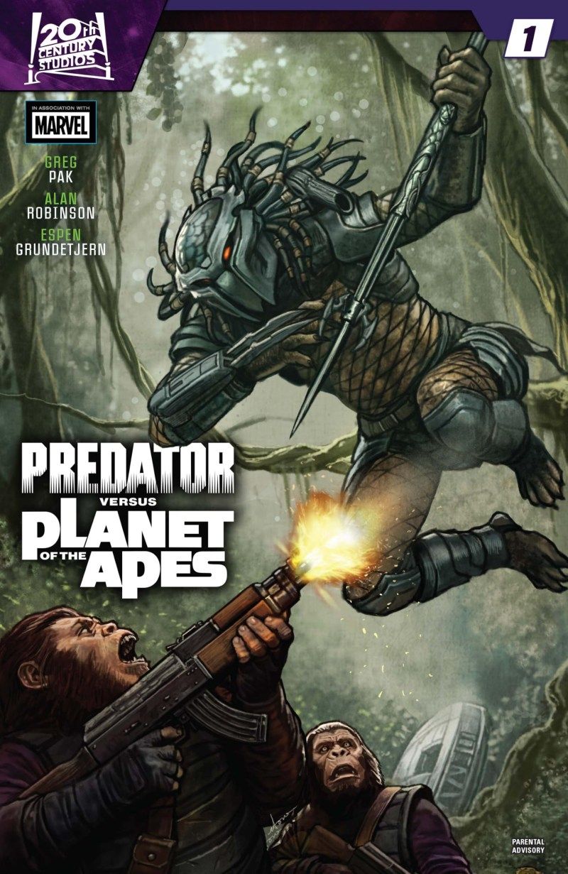 Predator vs. the Planet of the Apes #1 Comic