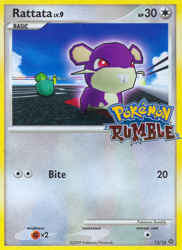 Rattata (15/16) - Pokémon Rumble Pokémon Card