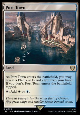 Port Town (The Lord of the Rings Commander Decks) Trading Card