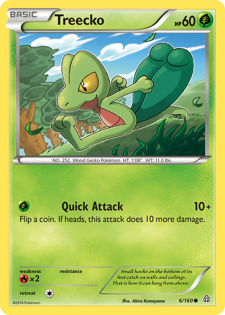 Treecko (6/160) - Primal Clash Pokémon Card