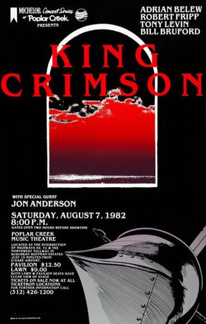 King Crimson Poplar Creek Music Theatre 1982