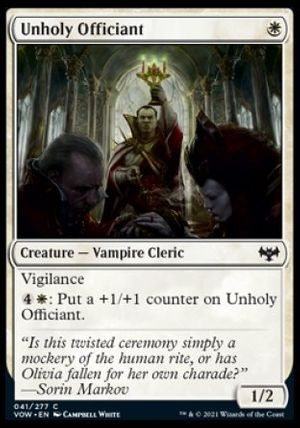 Unholy Officiant (Innistrad: Crimson Vow)