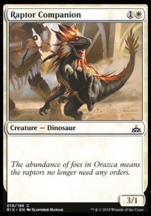 Raptor Companion (Rivals of Ixalan) Trading Card