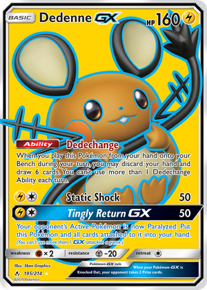 Dedenne GX (195/214) - Unbroken Bonds