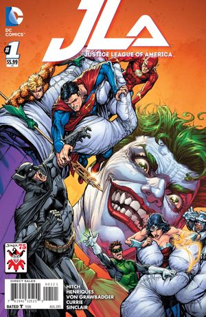 Justice League Of America #1 (The Joker Variant Cover)