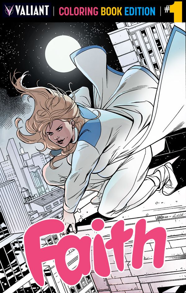 Faith  #1 (Cover K Coloring Book Cover)