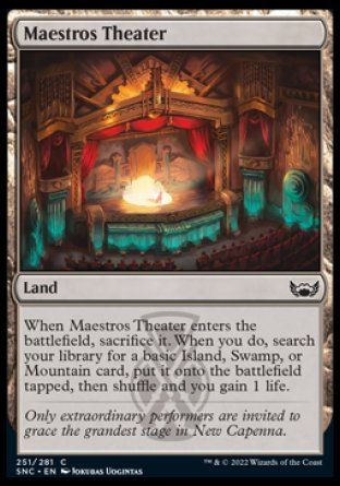 Maestros Theater (Streets of New Capenna) Trading Card