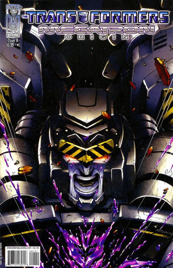 Transformers: Megatron Origin #1 (Variant Cover)