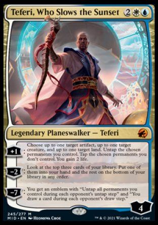 Teferi, Who Slows the Sunset (Innistrad: Midnight Hunt) Trading Card