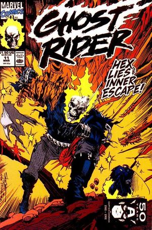 Marvel Comics Ghost Rider #15 1st Print nm Comic Glow in the Dark 1991 H12/14 