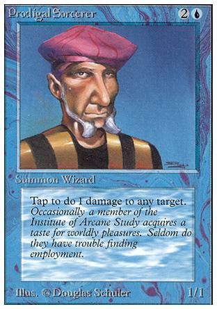 Prodigal Sorcerer (Unlimited) Trading Card