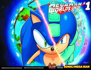 Mega Man Worlds Unite Battles #1 (United Variant Cover)