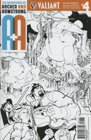 A&A: The Adventures of Archer & Armstrong #4 (Sketch Cover)