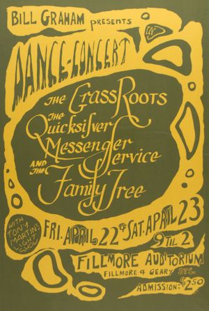 BG-0-OP-1 Grass Roots The Fillmore 1966