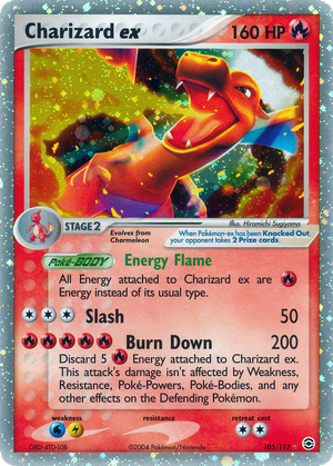 Charizard ex (105/112) - FireRed & LeafGreen